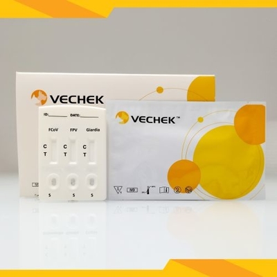نمونه مدفوع کاست تست سریع FCoV + FPV + آنتی ژن ژیاردیا لامبلیا