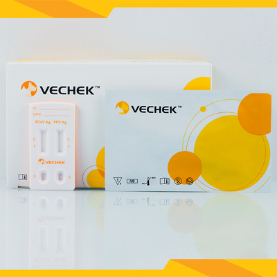مدفوع کاست تست سریع ترکیبی آنتی ژن FCoV+FPV برای ویروس کرونا گربه