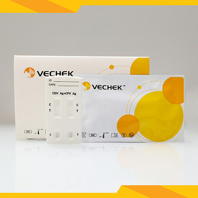 CDV CPV Ag کیت های تست سگ آزمایش ترکیبی نمونه ترشحات مدفوع استفراغ